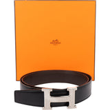 Hermès Reversible Leather H Belt (80)