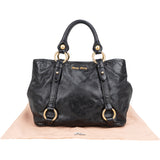 Miu Miu Classic Leather City Handbag