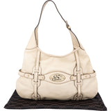 Gucci White Leather Limited 85th Jackie Handbag