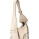 Gucci White Leather Limited 85th Jackie Handbag
