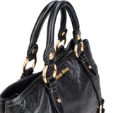 Miu Miu Classic Leather City Handbag