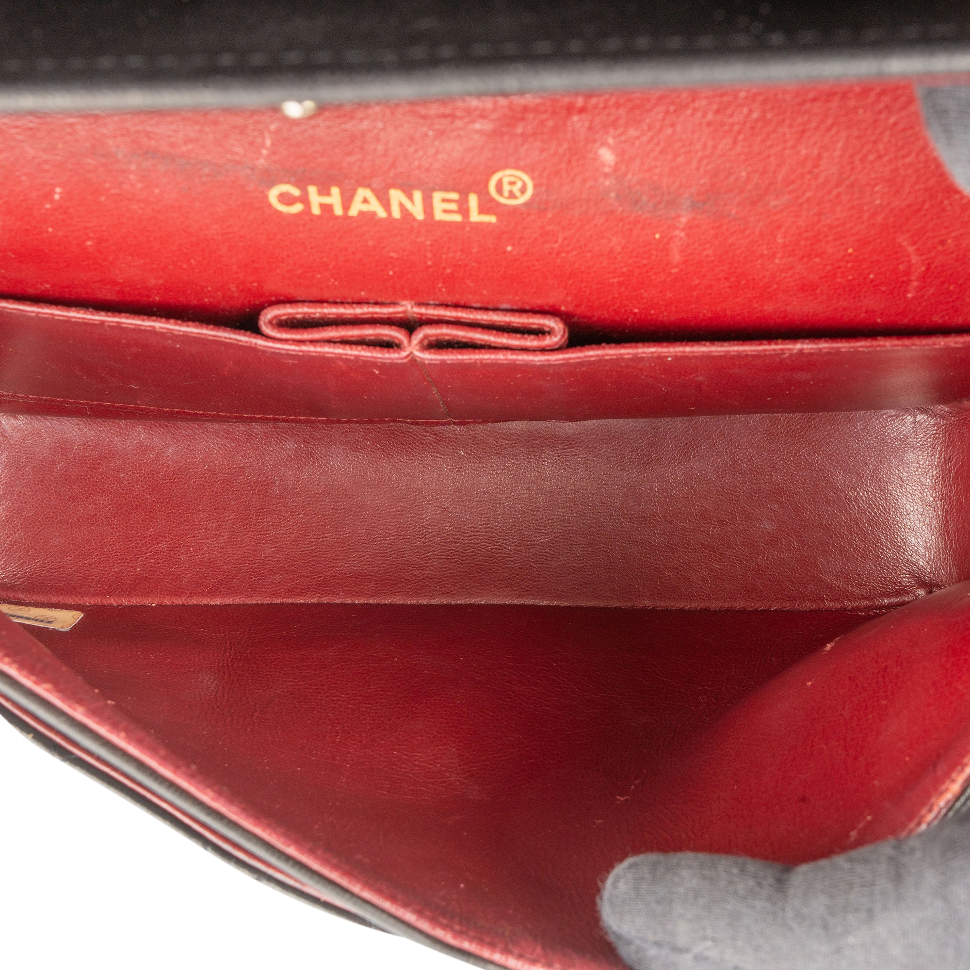 Chanel Quilted Lambskin 24K Gold Medium Double Flap Crossbody Bag - vintageandkickz