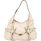 Gucci White Leather Limited 85th Jackie Handbag