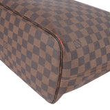 Louis Vuitton Damier Ebene Monogram Neverfull MM Shopper Handbag