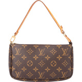 Louis Vuitton Canvas Monogram Pochette Accessoire Handbag