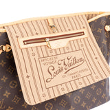 Louis Vuitton Canvas Monogram Neverfull MM Shopper Bag