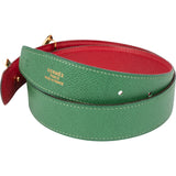 Hermès Reversible Leather Gold Tone H Belt (65)