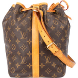 Louis Vuitton Canvas Monogram Sac Noe Petit Shoulder Bag