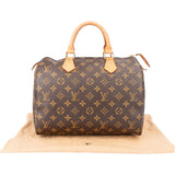Louis Vuitton Canvas Monogram Speedy 30 Handbag