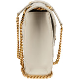 Saint Laurent Quilted Grain de Poudre Leather Small Envelope Crossbody Bag