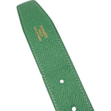 Hermès Reversible Leather Gold Tone H Belt (65)