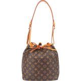 Louis Vuitton Canvas Monogram Sac Noe Petit Shoulder Bag