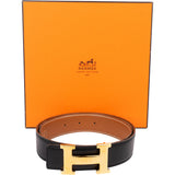 Hermès Reversible Leather H Belt (65)