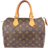 Louis Vuitton Canvas Monogram Speedy 25 Handbag