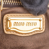 Miu Miu Classic Leather City Handbag