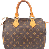 Louis Vuitton Canvas Monogram Speedy 25 Handbag