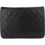 Chanel Quilted Lambskin 24k Gold Single Flap Shoulder Bag