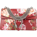 Gucci Leather Floral Dionysus Shoulder Bag
