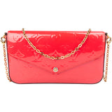 Louis Vuitton Vernis Monogram Felicie Crossbody Bag