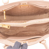 Prada Pink Saffiano Leather Gallieria Handbag