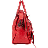 Balenciaga Red Leather City Handbag