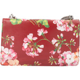 Gucci Leather Floral Dionysus Shoulder Bag