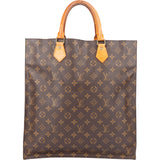 Louis Vuitton Canvas Monogram Sac Plat Handbag