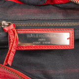 Balenciaga Red Leather City Handbag