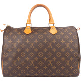 Louis Vuitton Canvas Monogram Speedy 35 Handbag