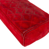 Chanel Quilted Suede Leather CC Camera Crossbody Bag