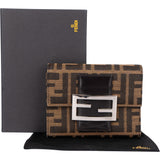 Fendi FF Monogram Baguette Buckle Wallet