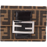 Fendi FF Monogram Baguette Buckle Wallet