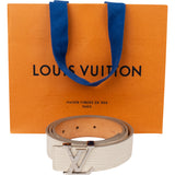 Louis Vuitton Blanc Epi Leather Belt (85/34