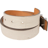 Louis Vuitton Blanc Epi Leather Belt (85/34