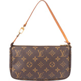 Louis Vuitton Canvas Monogram Pochette Accessoire Handbag