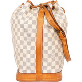 Louis Vuitton Damier Azur Monogram Sac Noe Grande Shoulder Bag