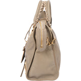Balenciaga Taupe Leather City Handbag