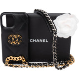 Chanel 19 Quilted Lambskin CC Crossbody Phone Case IPhone X Pro
