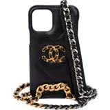 Chanel 19 Quilted Lambskin CC Crossbody Phone Case IPhone X Pro