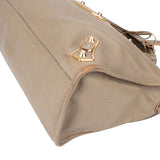 Balenciaga Taupe Leather City Handbag