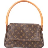 Louis Vuitton Canvas Monogram Looping PM Shoulder Bag