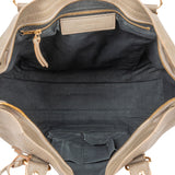 Balenciaga Taupe Leather City Handbag