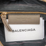 Balenciaga Taupe Leather City Handbag