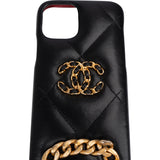 Chanel 19 Quilted Lambskin CC Crossbody Phone Case IPhone X Pro