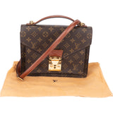 Louis Vuitton Canvas Monogram Monceau Handbag