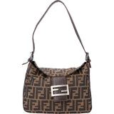 Fendi FF Monogram Baguette Shoulder Bag