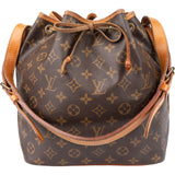 Louis Vuitton Canvas Monogram Sac Noe Petit Shoulder Bag