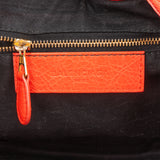 Balenciaga Fire Leather City Handbag