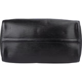 Louis Vuitton Noir Epi Leather Speedy 35 Handbag