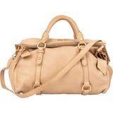 Miu Miu Classic City Leather Handbag